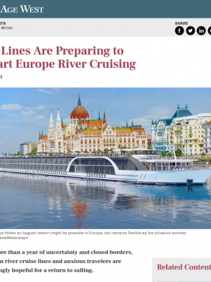 How Lines Are Preparing to Restart Europe River Cruising