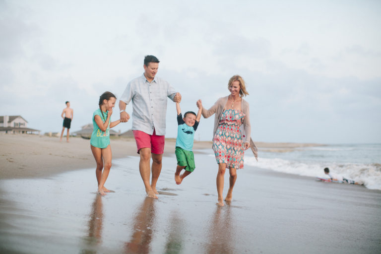 Beach family