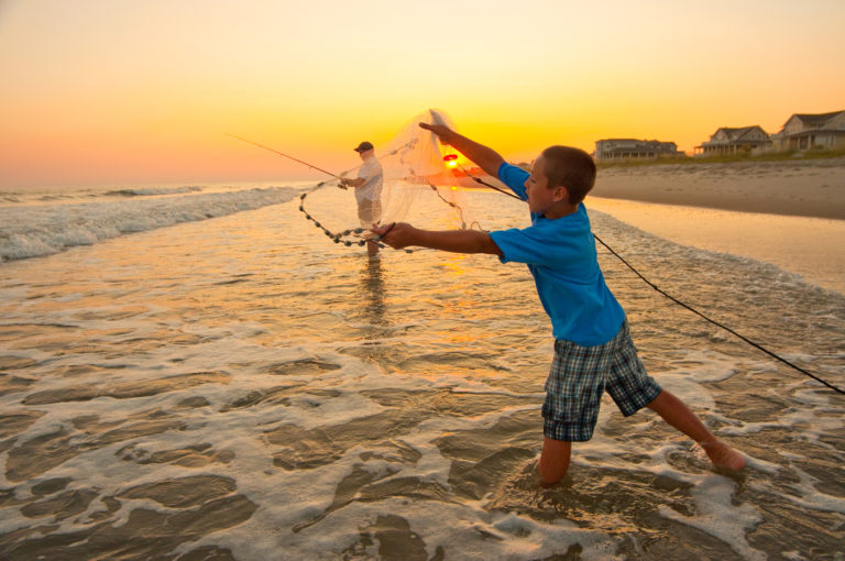 kid fishing